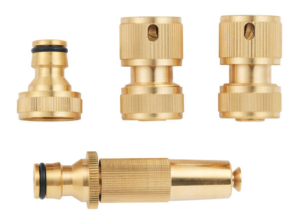 Parkside Brass 2-Way Hose Splitter/ Brass Hose Connector System