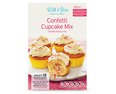 Vanilla Confetti Cupcake Mix 425g