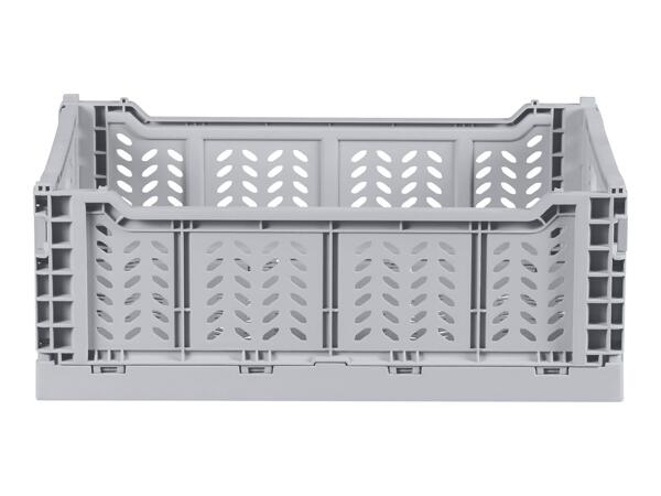 W5 14.5L Grey Collapsible Crate