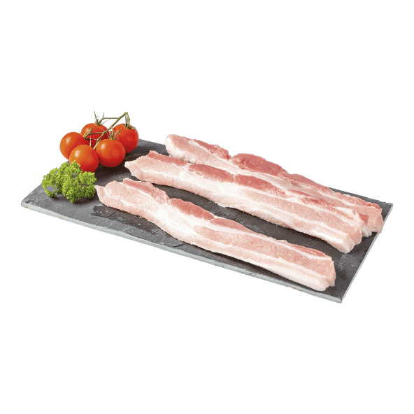 Gesneden varkensspek