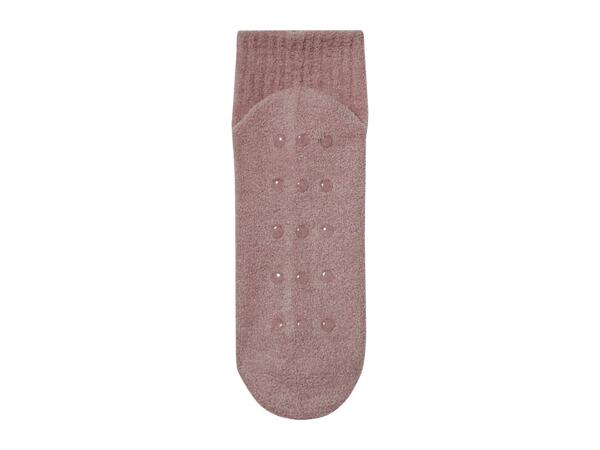 Esmara Ladies' Pink Slipper Socks - 2 Pairs