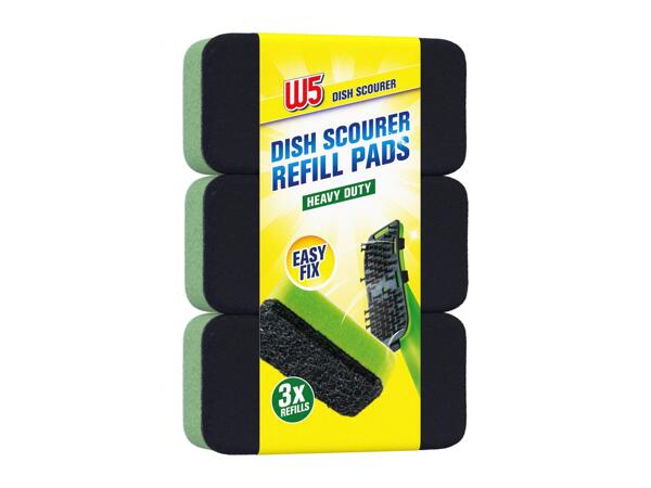 W5 Dish Scourer and Replacement Sponges