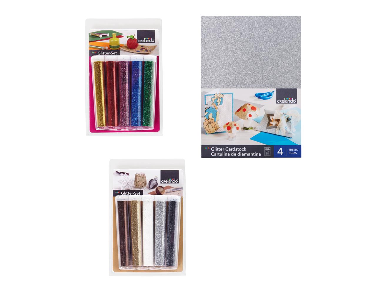 CRELANDO Glitter Card/Sets