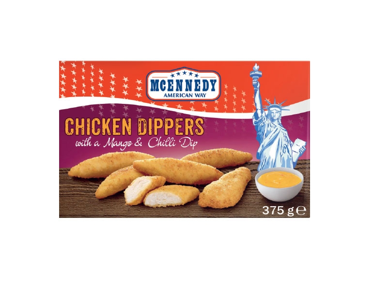 Chicken fingers avec dip