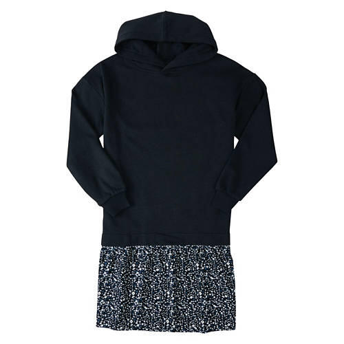 Ladies Sweatshirt Dress - Black, L