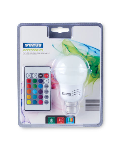 GLS BC Colour Changing Light bulbs