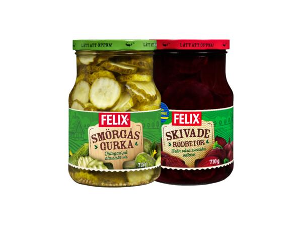 Felix Smörgåsgurka/ inlagda rödbetor