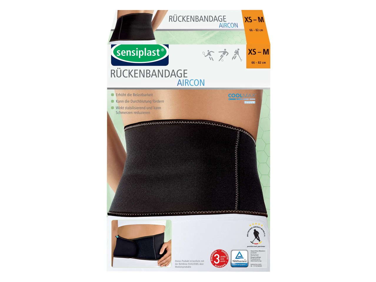 SENSIPLAST Aircon Back Support