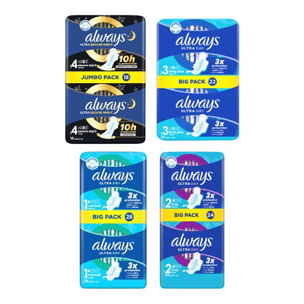 ALWAYS(R) 				Ultra big pack