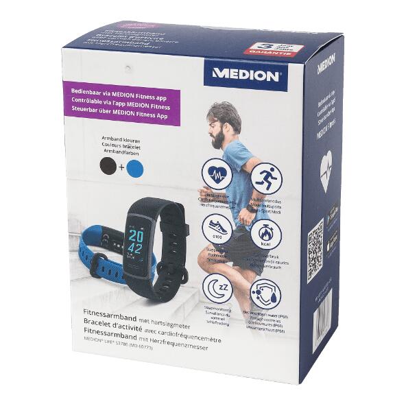 MEDION(R) LIFE(R) 				Fitnessarmband mit Pulsmesser