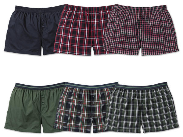 LIVERGY(R) Herren Web-Boxer, 3 Stück