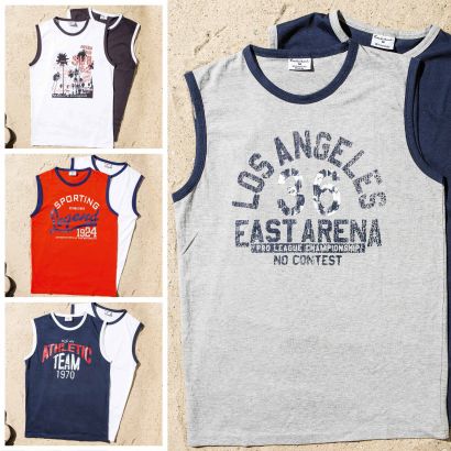 T-shirts sans manches pour hommes, 2 pcs