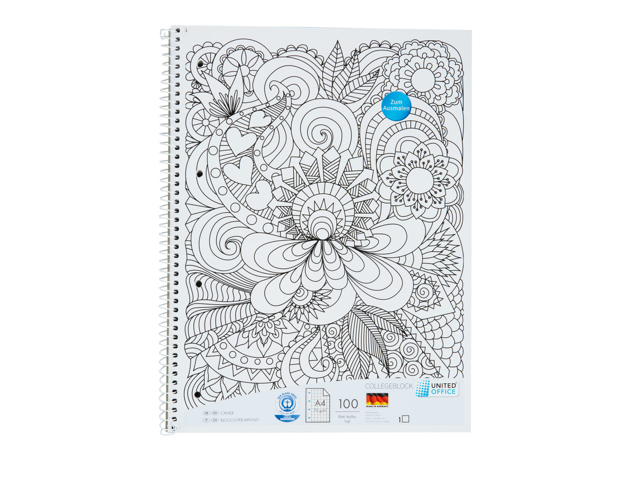 Spiral Notepad, A4