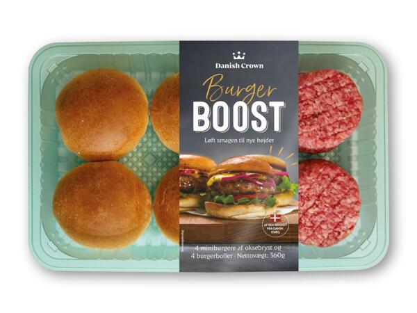 BURGER BOOST Hamburgere, Smoky Twist eller sliders