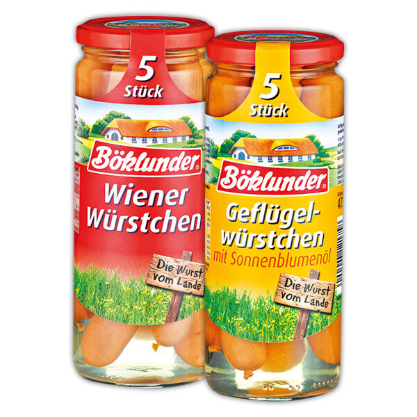 Würstchen im Glas