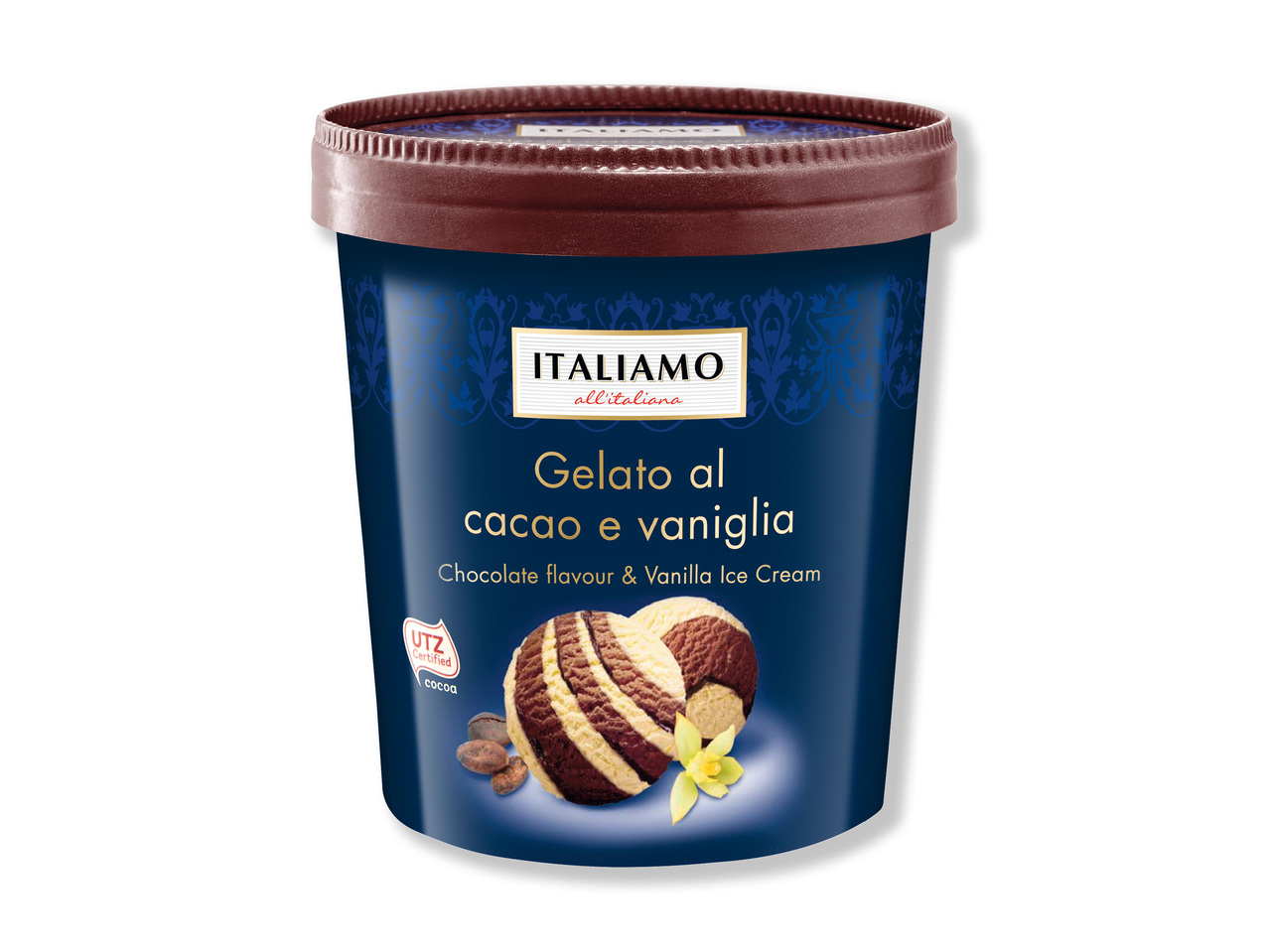 Italienskinspireret is i bæger