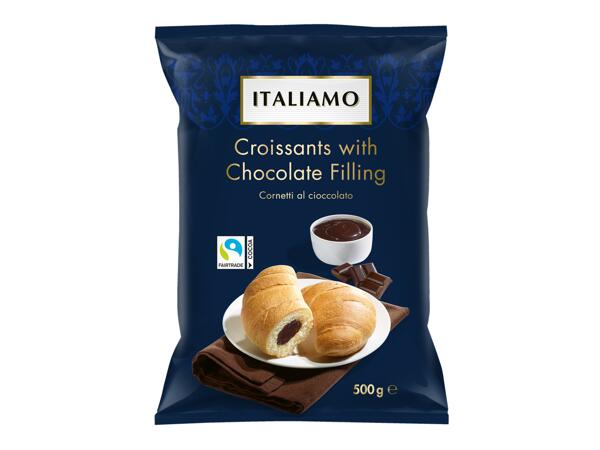 Croissants with Chocolate Filling