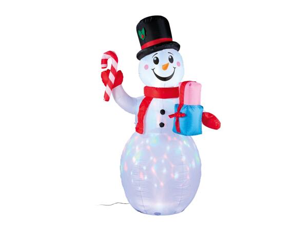 Livarno Home Snowman Inflatable LED Christmas Decoration