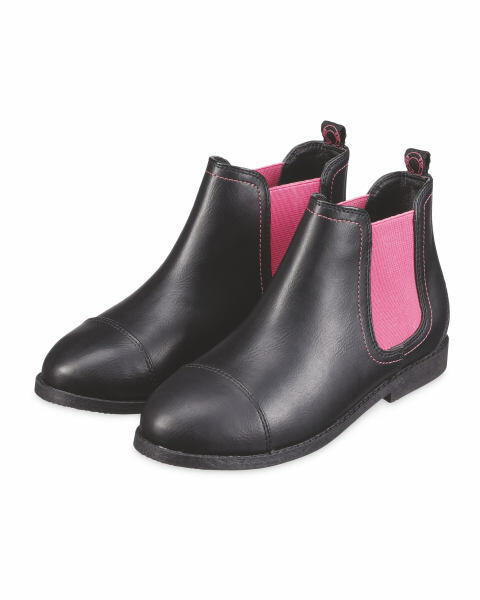 Crane Kids' Black Riding Boots