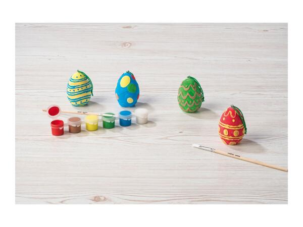 Crelando Paint Your Own Easter Eggs Decorations - 12 Pieces