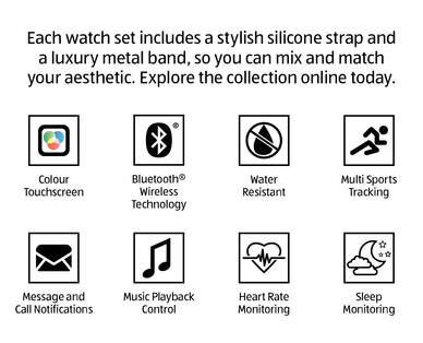 Smart Watch with Interchangeable Strap