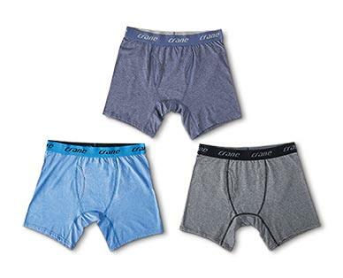 Crane 
 Men's 3-Pack COOLMAX Boxers