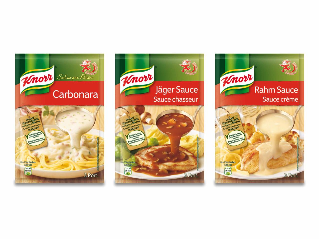 Sauce Knorr (uniquement en Suisse romande et en Suisse alémanique)