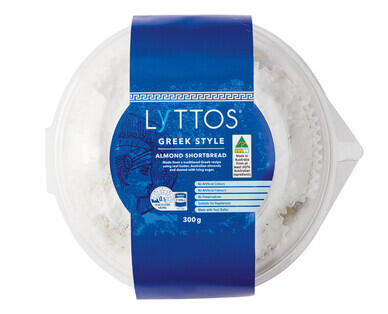 Lyttos Greek Almond Shortbread 300g
