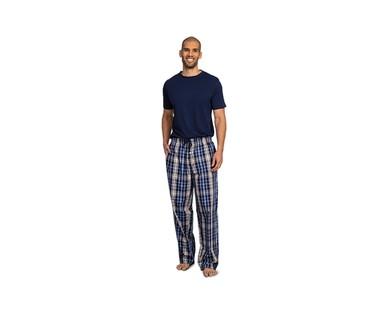 Royal Class Men's Woven Sleep Pant and Shirt Set