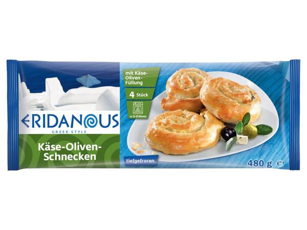 Käse-Olivenschnecken