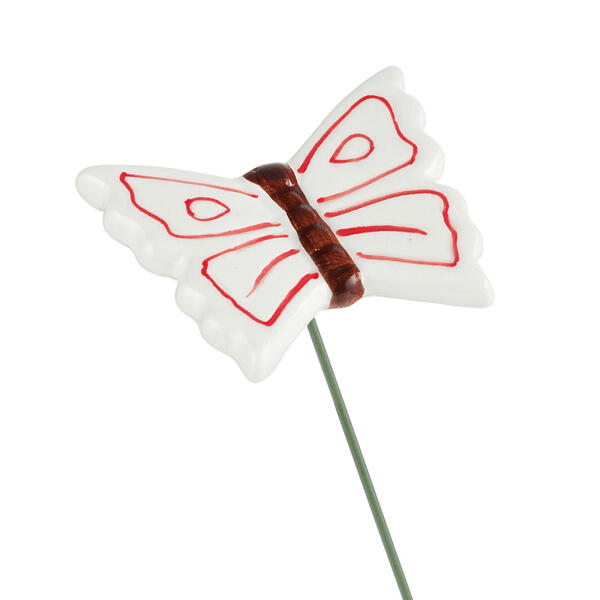Keramik-Glockenblümchen/ -Schmetterling