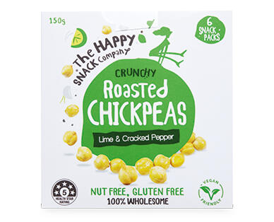 The Happy Snack Company Roasted Chickpeas 6 x 25g