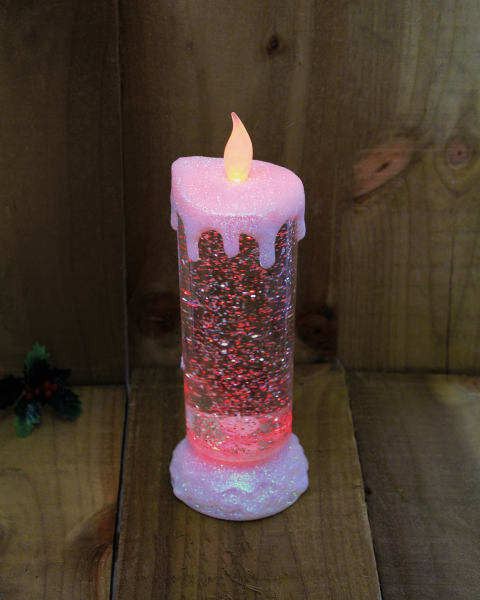 Candle Snow Spinner