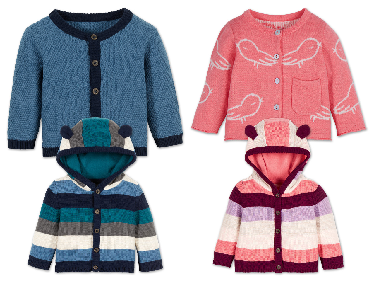 LUPILU(R)PURE COLLECTION Baby Strickjacke1