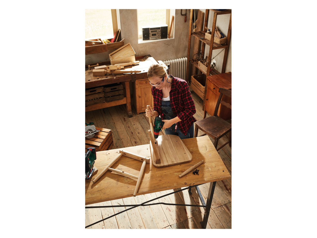 Parkside 20V Li-Ion Cordless Hammer Drill1