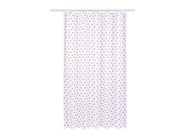 Livarno Home Shower Curtain - Strawberries