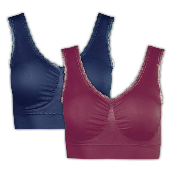 Seamless-BH mit Spitze 2er-Pack