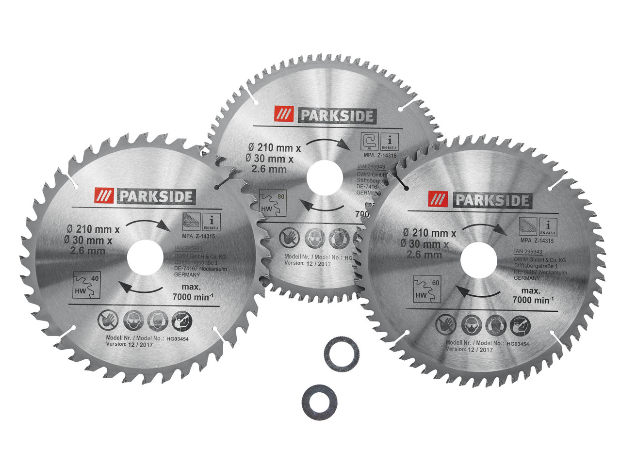 PARKSIDE Saw Blade Set