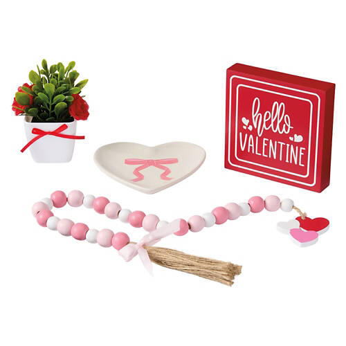 Valentine's Day Tray Objects - Hello Valentine