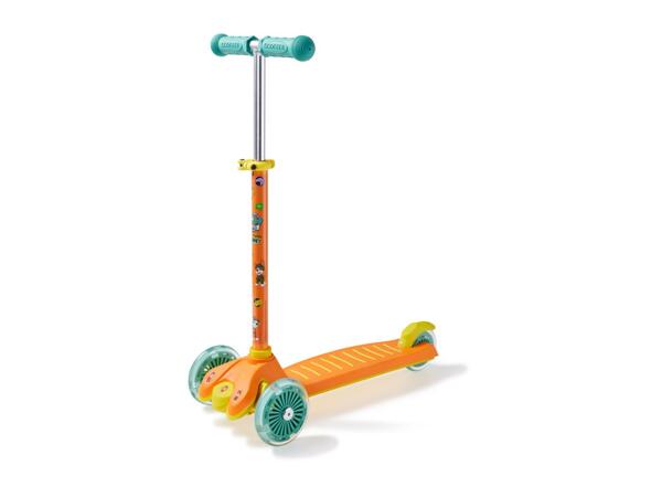 Tri-Scooter With LED Wheels - Orange