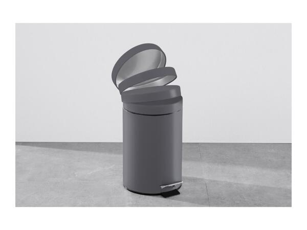 Livarno Home Grey Pedal Bin