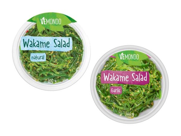 Veganer Wakame Meeresalgensalat
