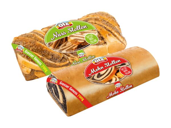 Nuss oder Mohn Stollen