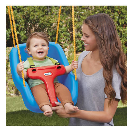 Infant to Toddler Outdoor Swing, Blue