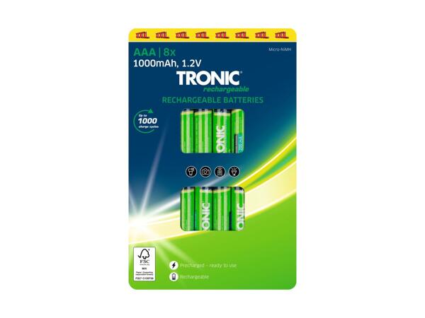 TRONIC(R) Genopladelige batterier