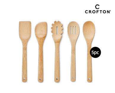 Bamboo Kitchen Utensil 5pc Set