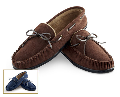 Men's Suede Moccasins