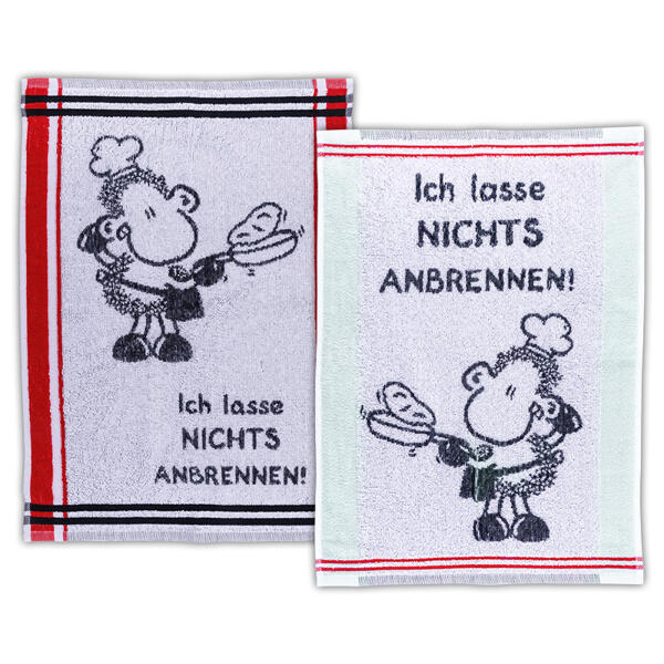 Küchenfrottiertücher 2er-Set