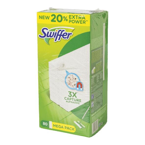 Lingettes pour raclette Swiffer, 80 pcs