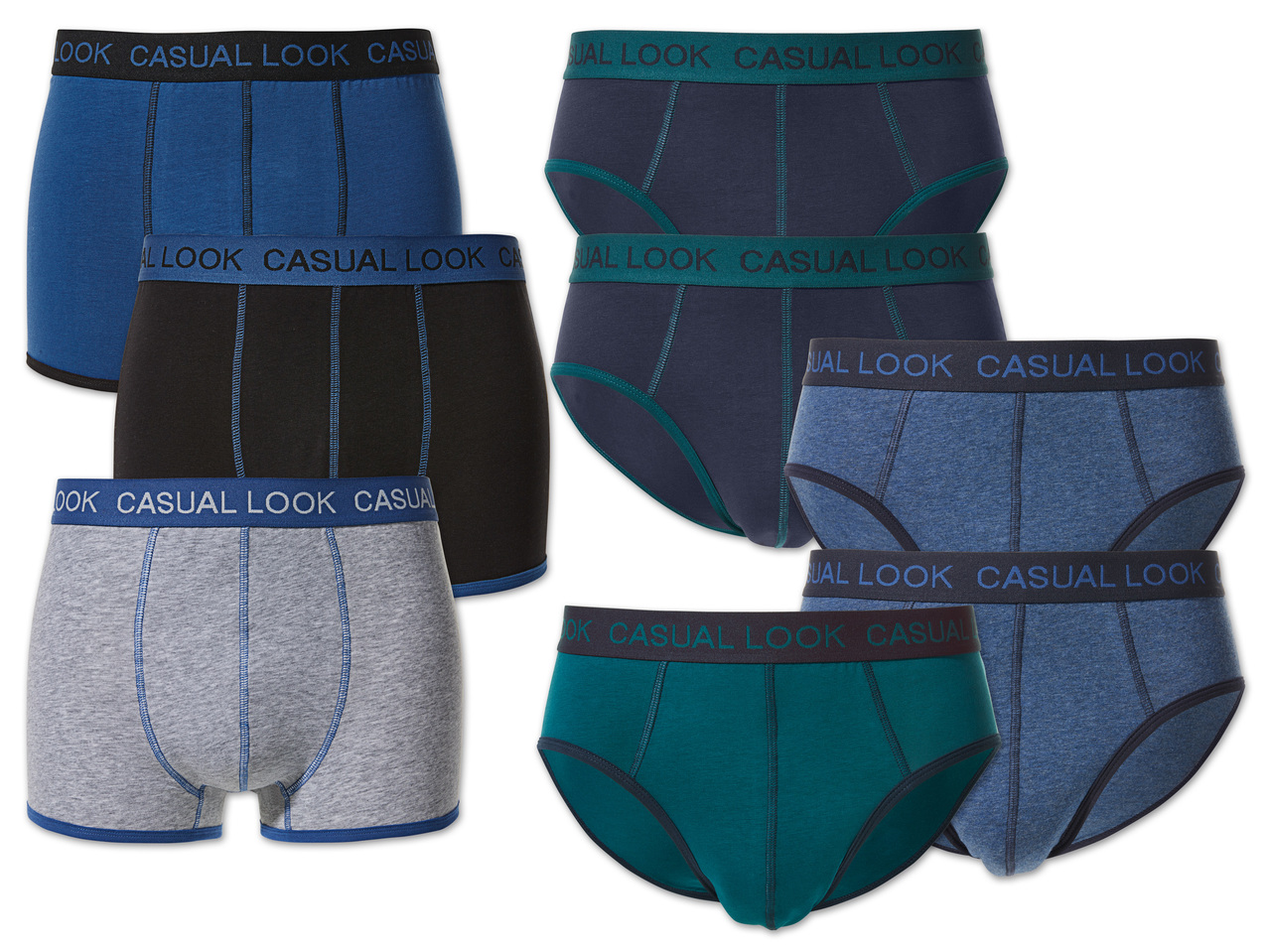 LIVERGY(R) Herren Slip, 5 Stück oder Boxer, 3 Stück1